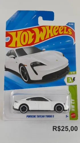 Miniatura Hot Wheels Porsche Taycan Turbo S