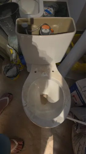 Vaso sanitário Celite com caixa acoplada dual flush branco