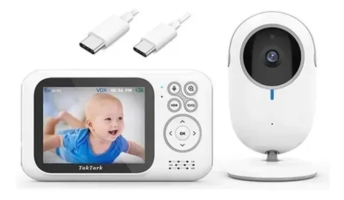 Camera Baba Eletronica Tarktark Com Zoom Digital 3x Bm611 Branco