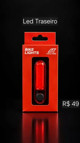 Led Usb 3 Funções Traseiro
