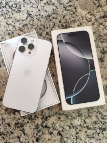 IPHONE 16 PRO MAX SILVER 256G BATERIA 90%0