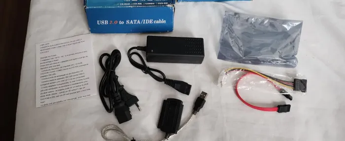 adaptador/conversor de cabo usb 2.0 para sata/ide
