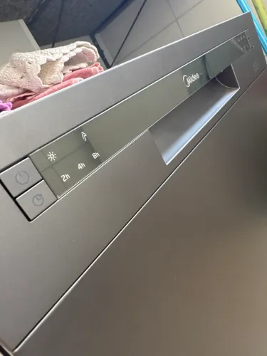 Lava-Louças Midea 8 Serviços Cinza 220V - Garantia até 22/10/2026