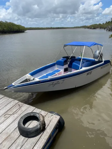 LANCHA DART 200 + MOTOR 115HP 4 TEMPOS - PRONTA PARA NAVEGAR!
