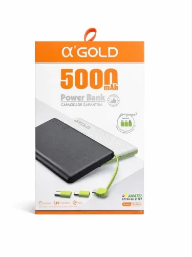 Carregador Portátil 5.000mAh POWERBANK