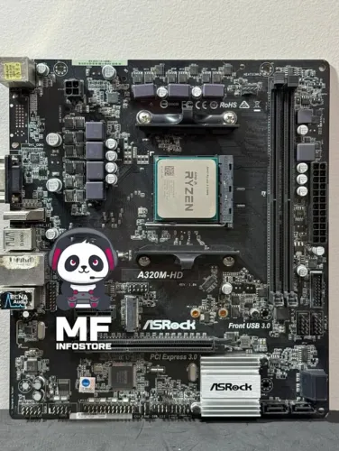 Kit A320M-HD Asrock + Ryzen 3 2200G
