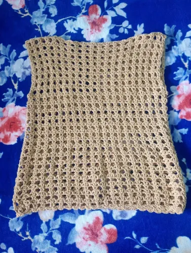Blusa de crochê