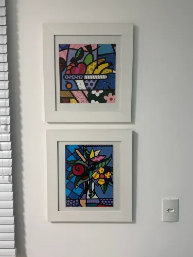 Par de quadros decorativos