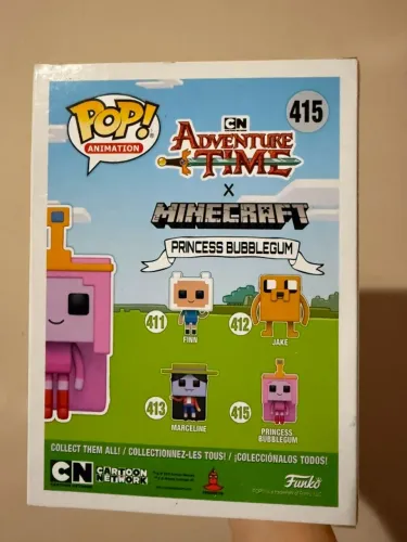 Funko Pop Televisão: Tempo de Aventura - Minecraft Princess Bubblegum Figura coletável, Mu