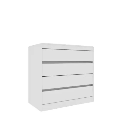 Cômoda Castelhano/Espanha 4 Gavetas Branco Frete Grátis - Até 12x S/ Juros