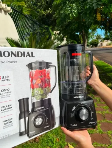 Liquidificador Mondial Turbo Power 550W ? Novo e Lacrado