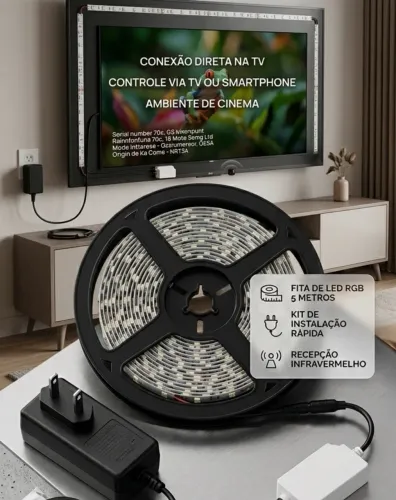 Fita led para tv