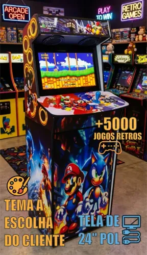 Fliperamas Arcades Bartops - Venda / Aluguel / Manutenção