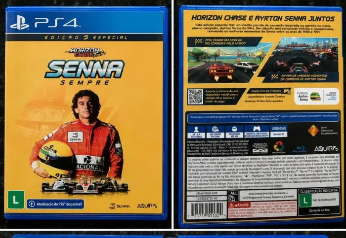 Jogo horizontal chave turbo - Edição especial SENNA SEMPRE