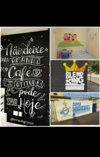 Letreiro, desenho, pintura, lettering, logomarca e murais artístico