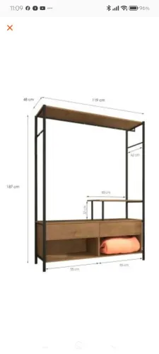 Guarda-roupa closet modulado Barcelona