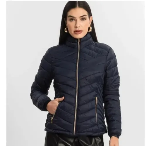 Jaqueta Puffer Feminina Endless Preta Tam GG Nova