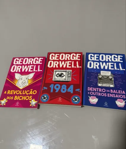 Coleção dos livros George Orwell 3 livros