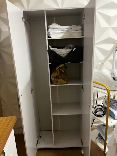 Armário multiuso Lavanderia com porta Vassoura