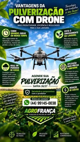 Pulverização agrícola
