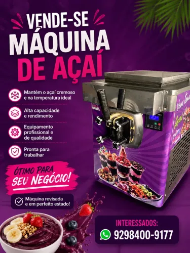 Máquina de açaí