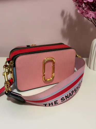 bolsa marc jacobs snapshot rosa original