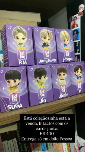 Bonecos BTS McDonald?s