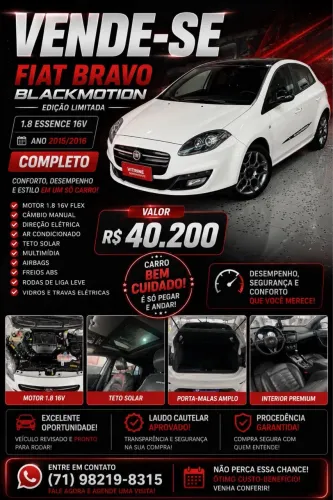 Fiat Bravo Blackmotion 1.8 Dualogic Flex 5P 2016