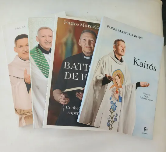 Livros Ágape - Kairós - Philia - Batismo de Fogo Padre Marcelo Rossi