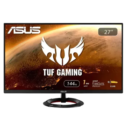 Monitor Gamer ASUS TUF Gaming 27", 144Hz, Full HD, 1ms, IPS, DisplayPort e HDMI, FreeSync