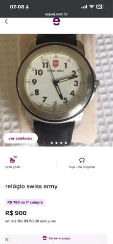 Relógio Victor inox feminino 