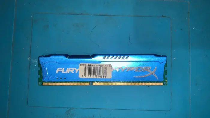 Memória Ram HYPERX FURY AZUL 8GB DDR3 1600MHZ