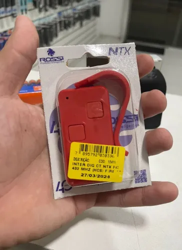 Controle Rossi para portão eletrônico - fazemos a configuração