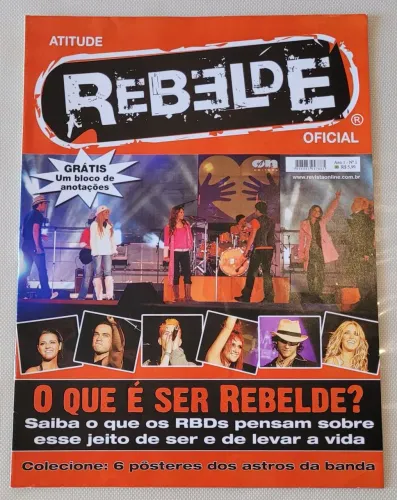 Rebelde - RBD - Kit 3 Revistas - Anos 2000 - Nostalgia