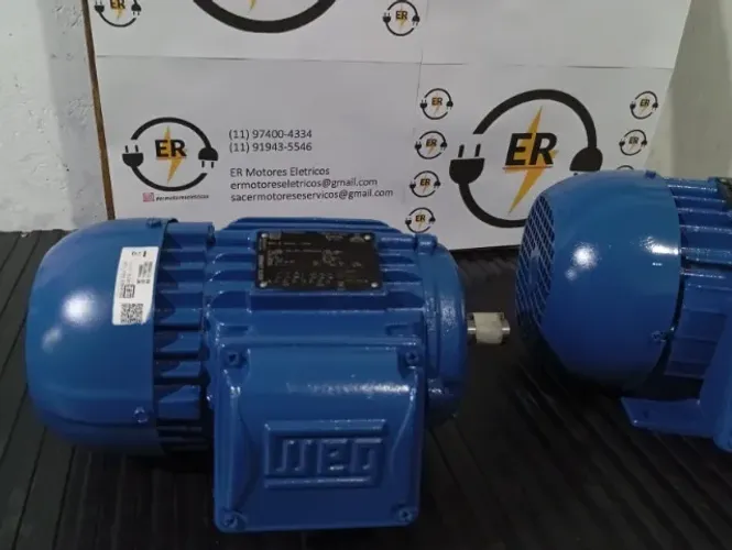 Motor Elétrico Trifásico 2cv 4 Polos 220/380v Weg Ip55
