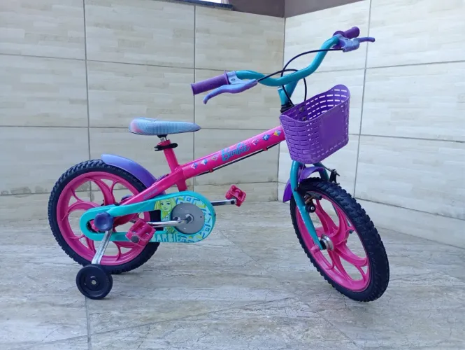 Bicicleta Infantil Caloi Barbie 16