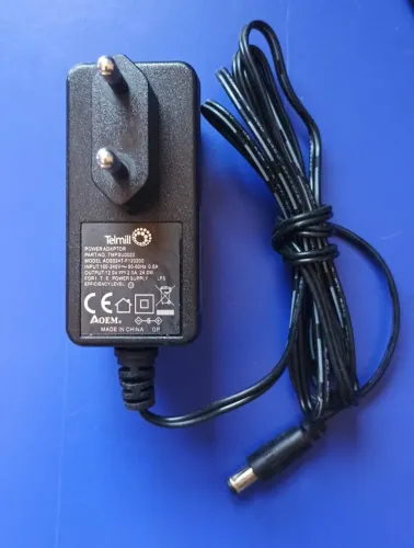 Fonte de energia estabilizada Telmill 12V 2A 24W Mod. ADS024T-F120200