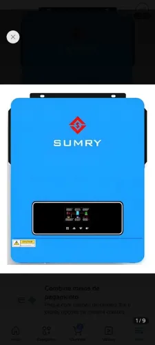 Inversor solar Híbrido Sumry OFF GRID 6.2kw 48/220v