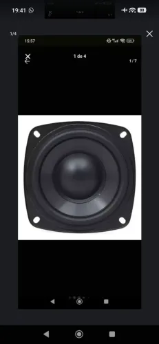 Kit 2 Alto falante JBL 3,5 polegadas 50w 8ohms