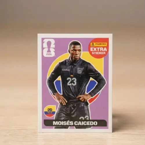 Figurinha Moisés Caicedo Extra Legend Base