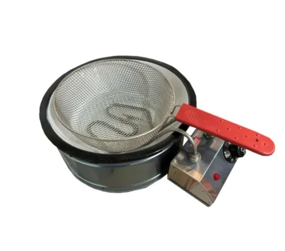 Fritadeira Elétrica Tacho Esmaltado 3,5 Litros 220v Batata, Pasteis e Salgados