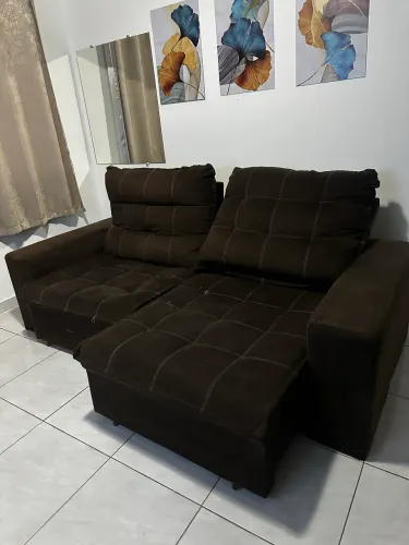 Sofá reclinável
