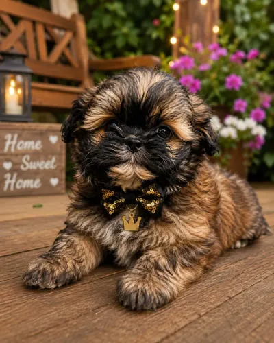 Lindo filhote de lhasa apso macho 