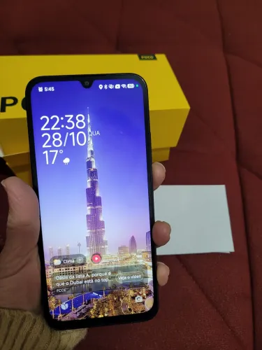 Poco C85 Preto Semi-Novo 