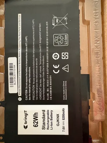 Bateria para notebook Dell