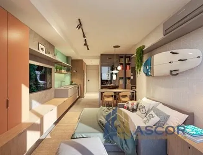 Studio à venda, 32 m² - Trindade - Florianópolis/SC