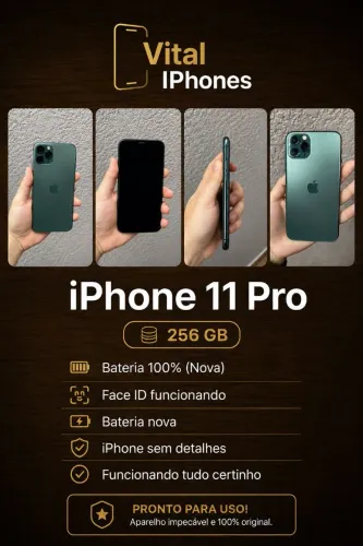 ? iPhone 11 Pro 256 GB | R$ 1.200,00