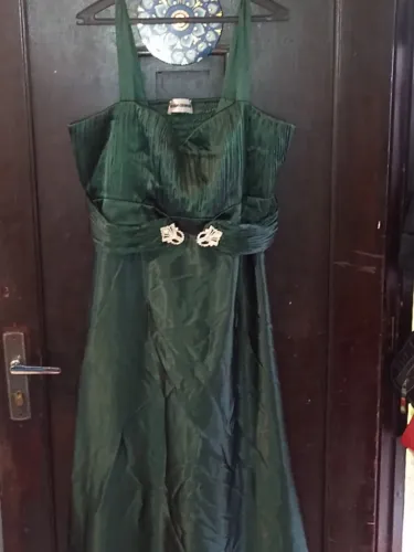 Vestido formal pregueado de decote quadrado longo,festas,formatura,casamento