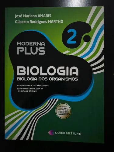 Livro Biologia dos Organismos - Volume 2 - Moderna Plus (BNCC)