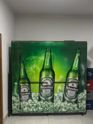 Câmara Fria / Cervejeira  - 1,80m 4 Portas em Inox - 2 Condensadoras